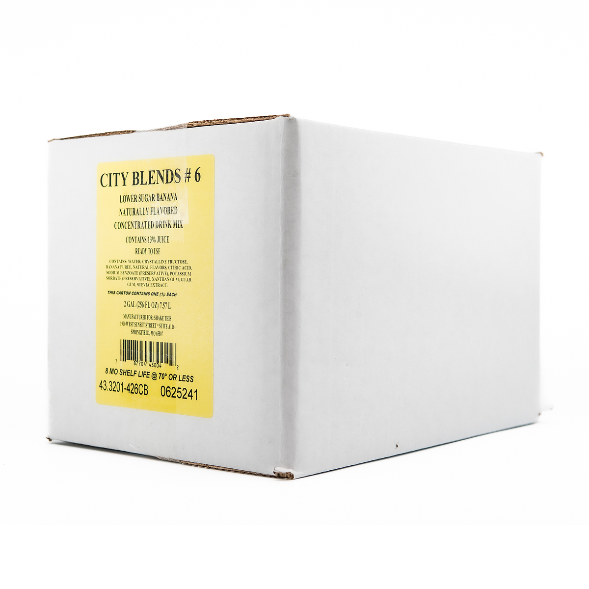 City Blends Puree - Banana #6 (2 gal)