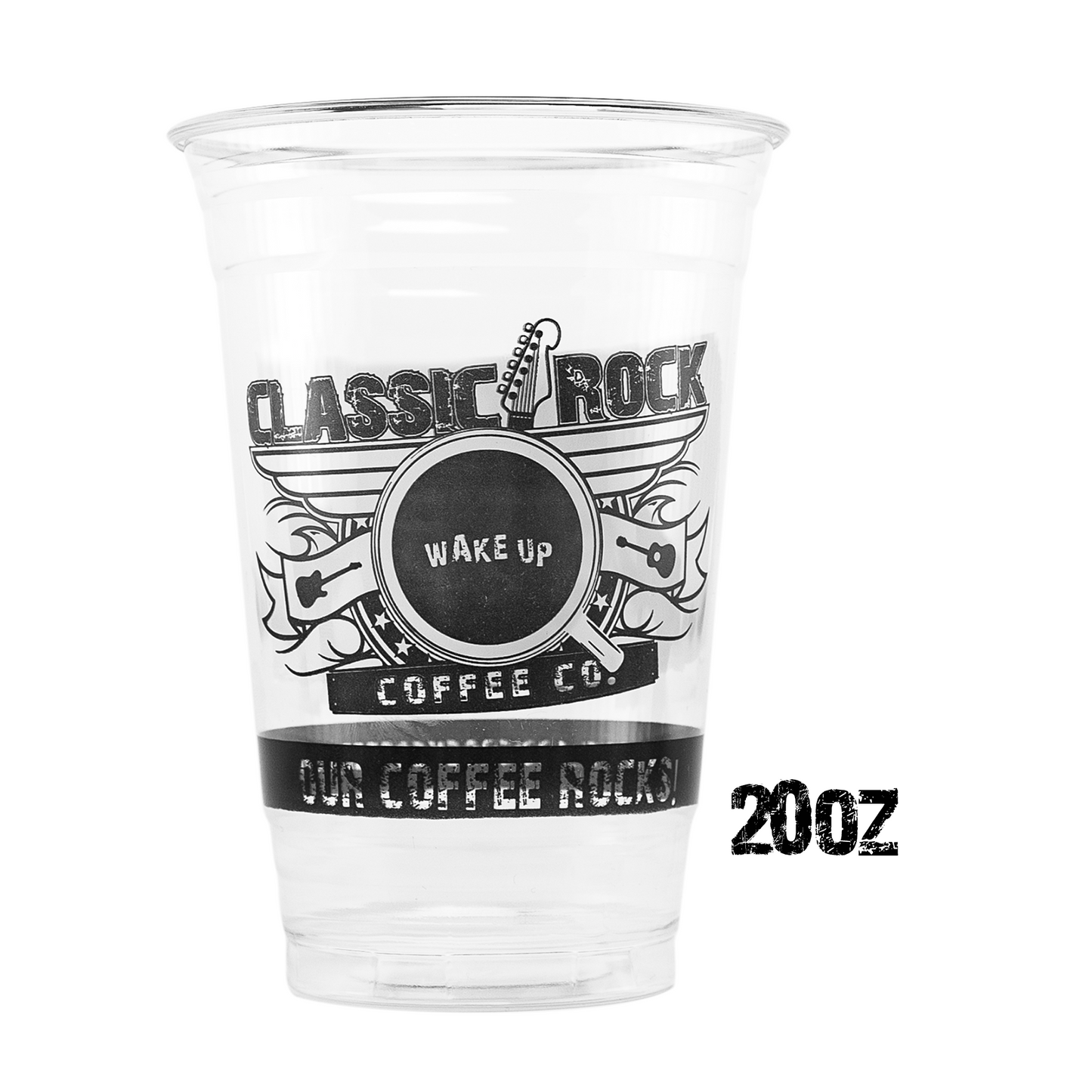 Classic Rock Coffee - Cold Beverage Cups