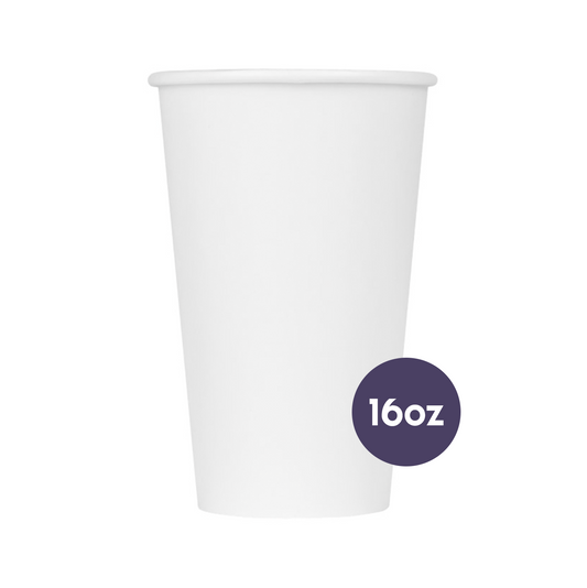 Cup - Hot, White Paper 16 oz