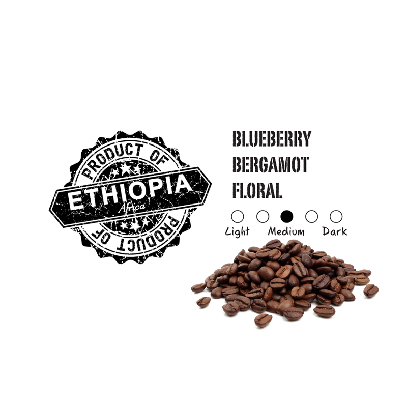 Whole Bean Coffee - Ethiopia (5lb Bag)